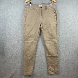 Flint and Tinder 365 Chino Pants Mens 33x32 Khaki Tan Athletic Tapered Stretch